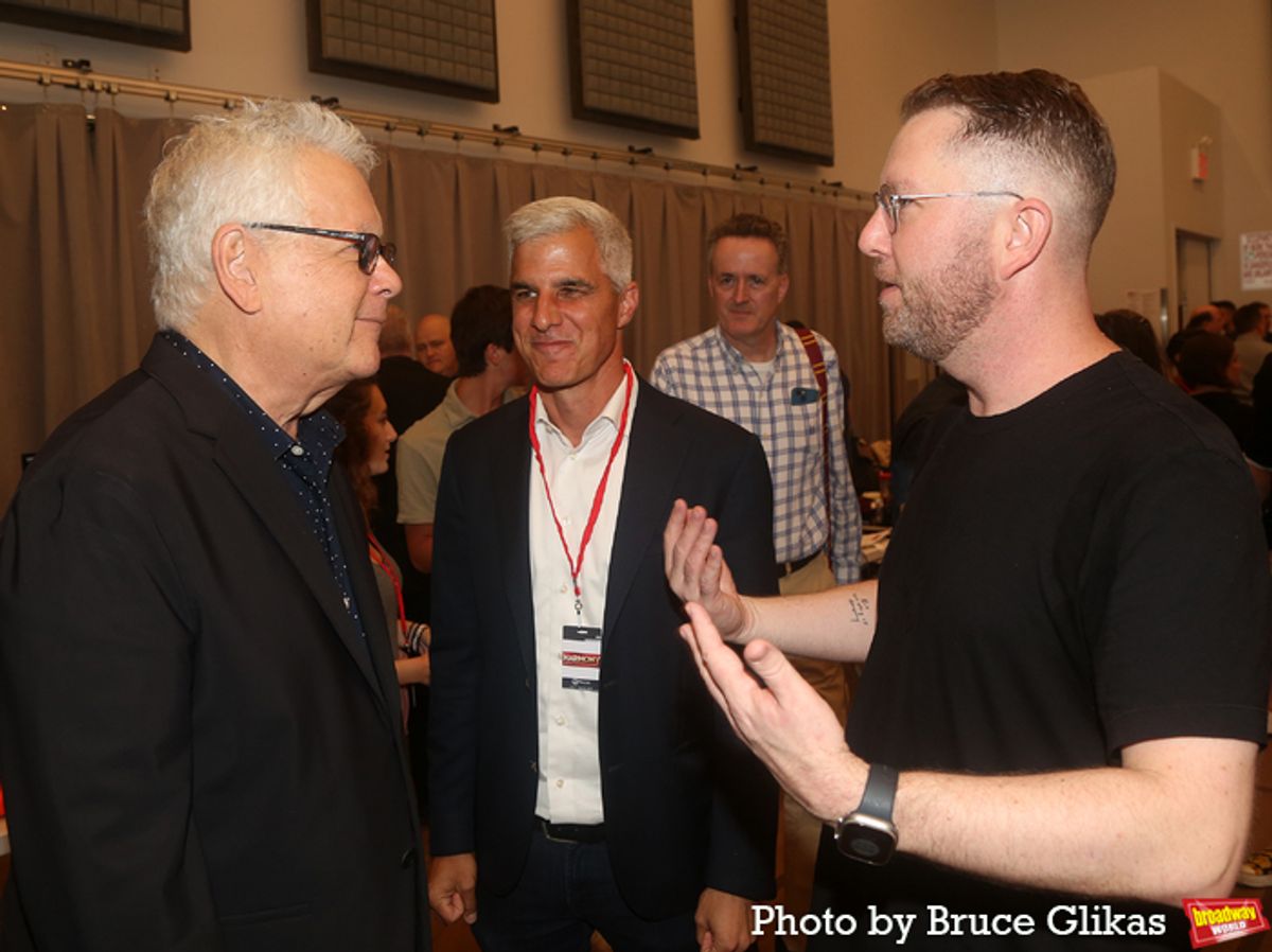 Bruce Sussman and Producers Ken Davenport & Hunter Arnold  at 