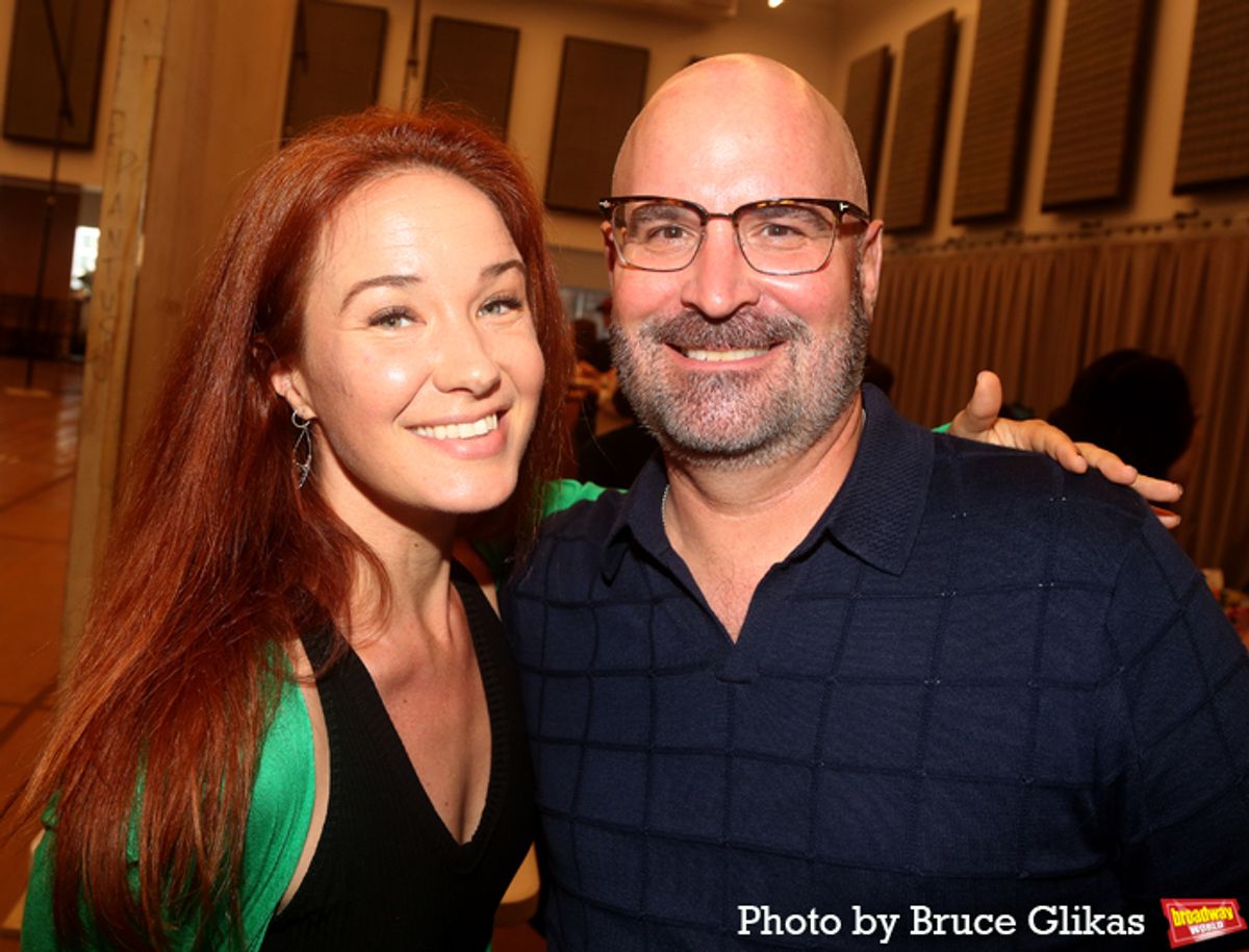 Sierra Boggess and Musical Director John O'Neill  at 