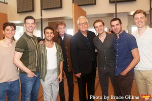 Blake Roman, Sean Bell, Danny Kornfeld, Barry Manilow, Bruce Sussman, Steven Telsey,  Photo