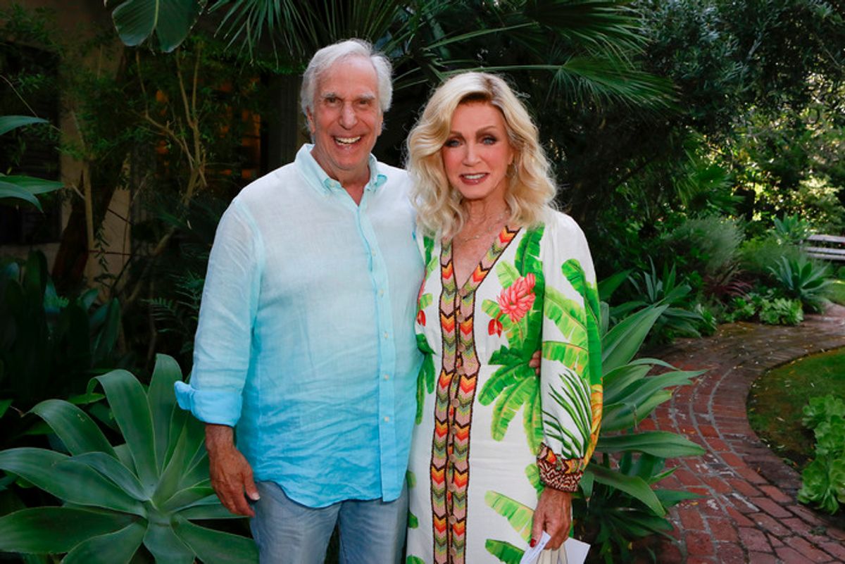 Henry Winkler, Donna Mills  at 