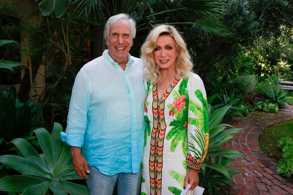 Henry Winkler, Donna Mills  Photo