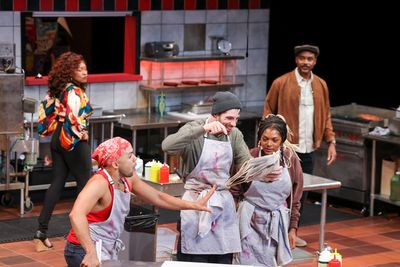 Tia James, Xavier Reyes, Adam Valentine, Saleemah Sharpe, and Samuel Ray Gates  Photo
