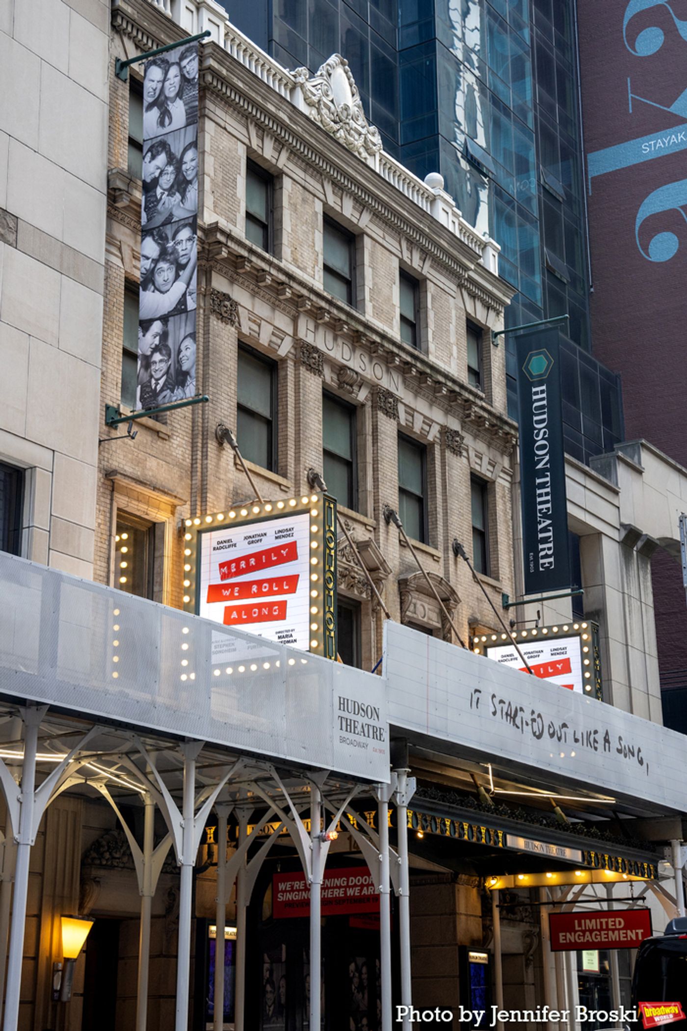 Up on the Marquee: MERRILY WE ROLL ALONG  Image