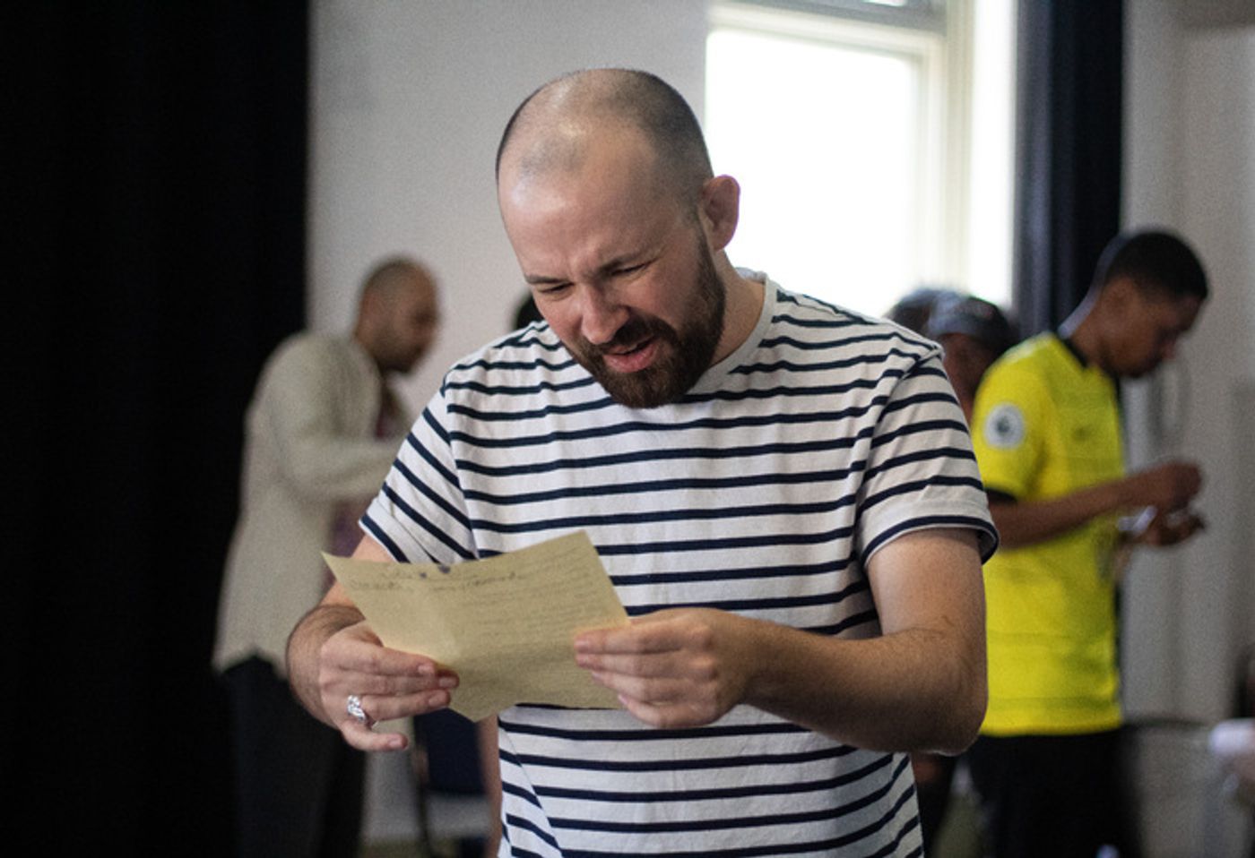 Photos: Go Inside Rehearsals for COMPOSITOR E at Omnibus Theatre  Image