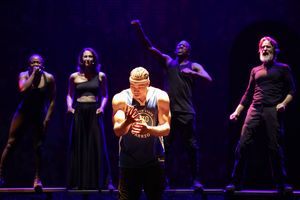 Mister Fitzgerald (center), Jennifer Mogbock, Kelley Curran, Jason Bowen, and Michael Photo