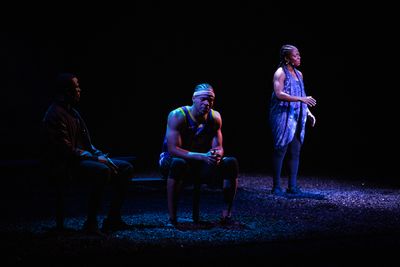 Jason Bowen, Mister Fitzgerald, and Jennifer Mogbock Photo