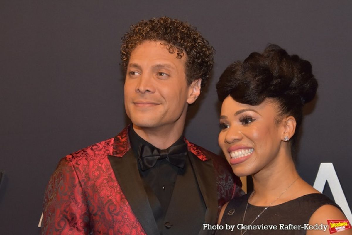 Justin Guarini and Salisha Thomas at 
