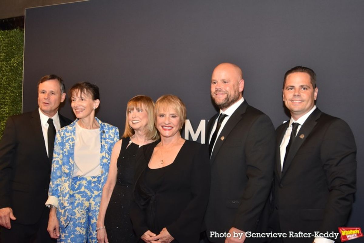 Patti LuPone with Patricia White, Joan Lader and The McDonough Family at 