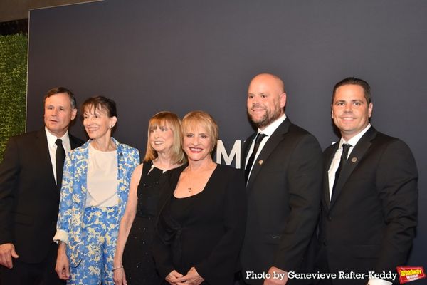 Patti LuPone with Patricia White, Joan Lader and The McDonough Family Photo