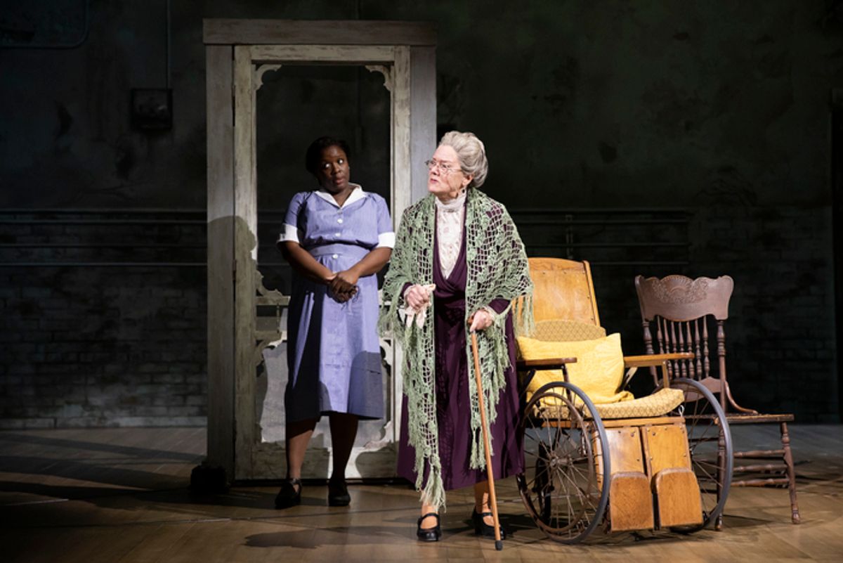 Dorcas Sowunmi and Mary Badham (“Mrs. Henry Dubose”) at 