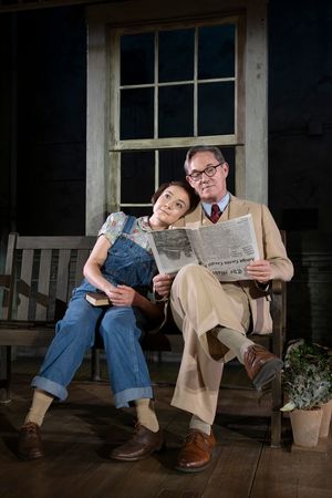 Maeve Moynihan (“Scout Finch”) and Richard Thomas (“Atticus Finch”) @ BroadwayWorld Maeve Moynihan (“Scout Finch”) and Richard Thomas (“Atticus Finch”) Photo
