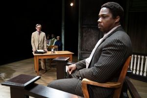 Richard Thomas (“Atticus Finch”), Yaegel T. Welch (“Tom Robinson”) and The Co Photo