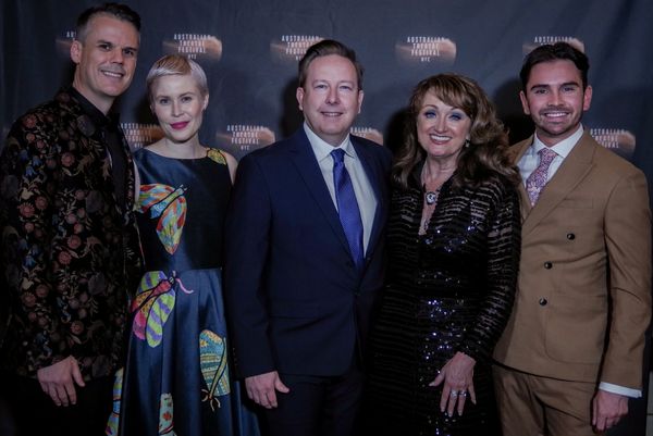 Mark Barford, Connor Delves, Jillian Geurts, Caroline O'Connor and Neil Gooding Photo