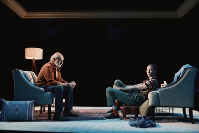 Peter Friedman and Sydney Lemmon Photo