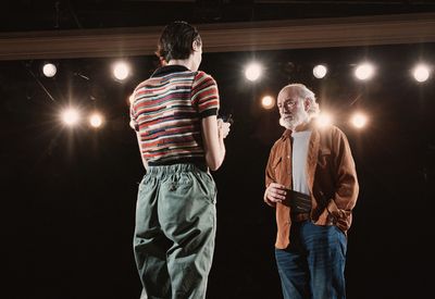 Peter Friedman and Sydney Lemmon Photo