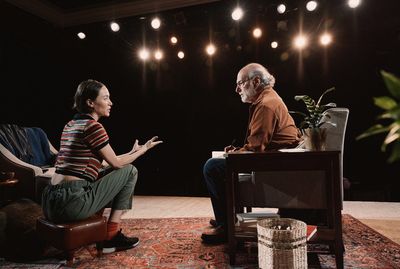 Peter Friedman and Sydney Lemmon Photo