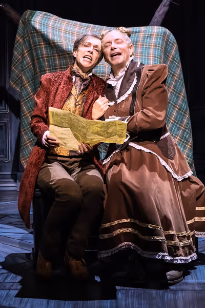 Ellen Harvey and Arnie Burton Photo