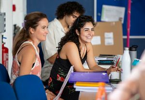 Abigail Williams, Issy Khogali, Harry Singh Photo