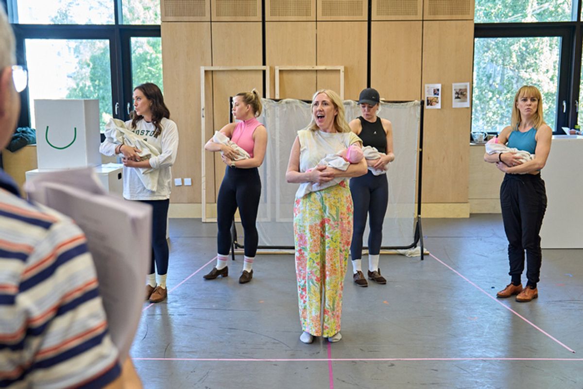 Harriet Bunton, Beth Devine, Hannah-Jane Fox, Karen Walker, Leanne Garretty at 