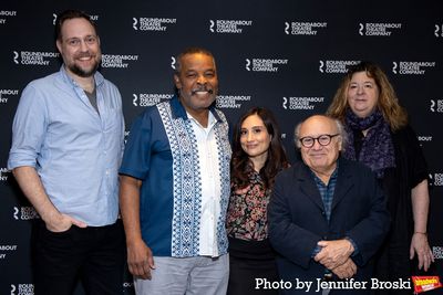 Moritz von Stuelpnagel, Ray Anthony Thomas, Lucy DeVito, Danny DeVito, Theresa Rebeck Photo