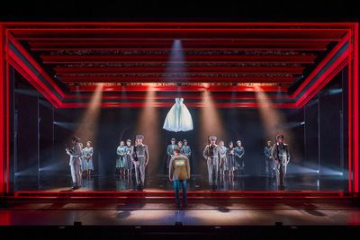 Omar Lopez-Cepero (center) and the cast Photo