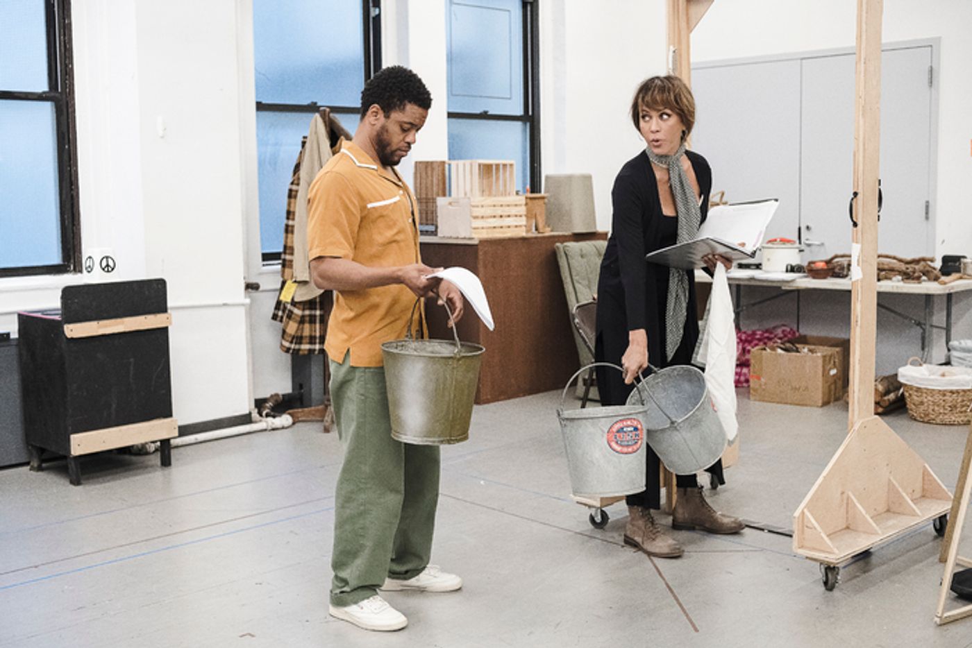 Photos: Go Inside Rehearsals for THE REFUGE PLAYS at Roundabout Theatre Company  Image
