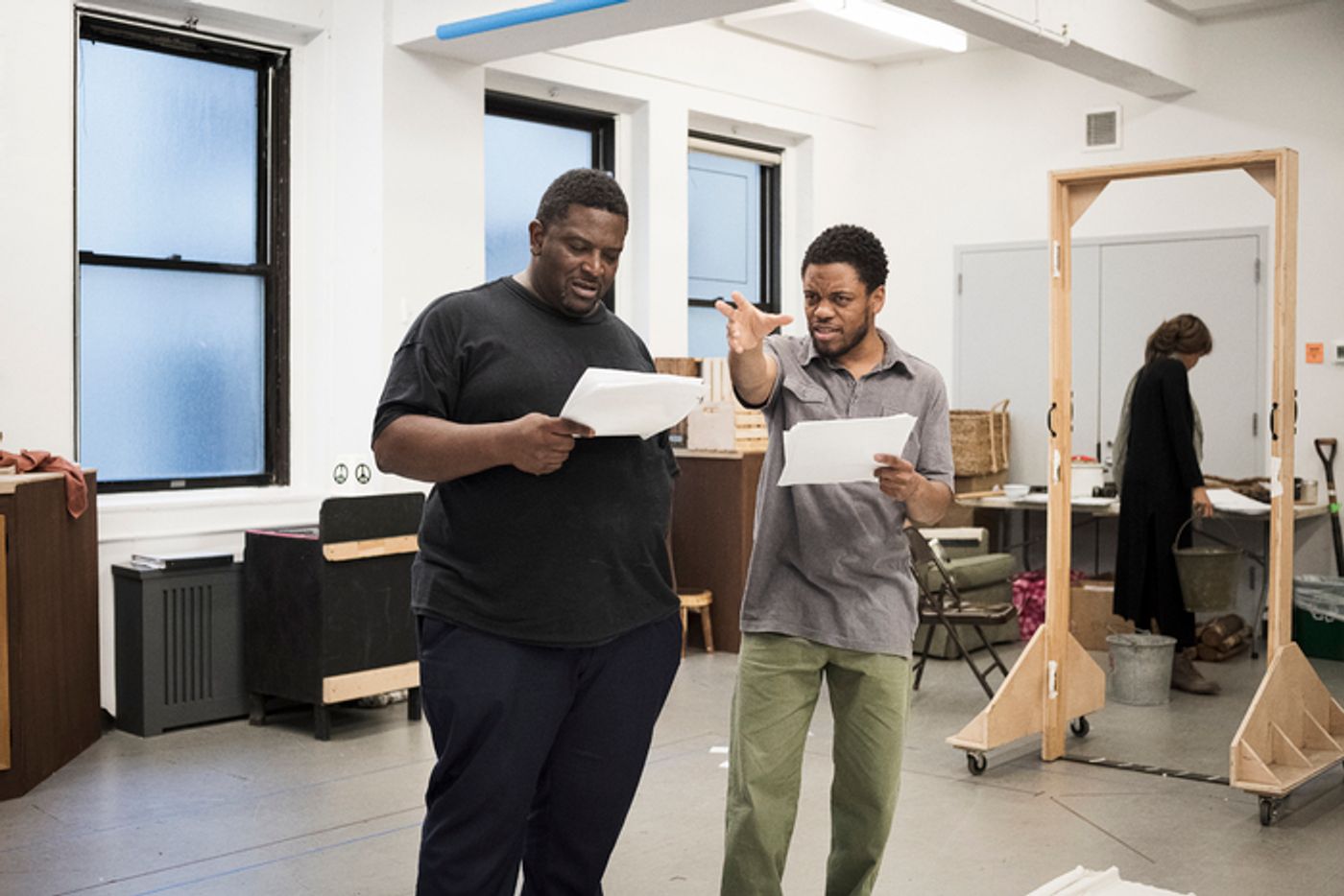 Photos: Go Inside Rehearsals for THE REFUGE PLAYS at Roundabout Theatre Company  Image