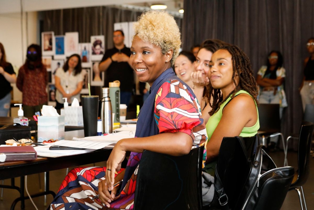 Naomi Lorrain, Jasmine Batchelor, Keilly McQual anmd Jenna Yi at 