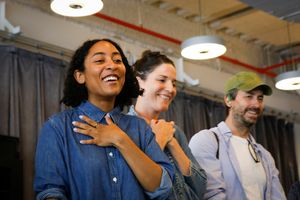 Renae Simone Jarrett, Sarah Hughes and Maruti Evans @ BroadwayWorld Renae Simone Jarrett, Sarah Hughes and Maruti Evans Photo