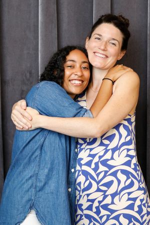 Renae Simone Jarrett and Sarah Hughes @ BroadwayWorld Renae Simone Jarrett and Sarah Hughes Photo