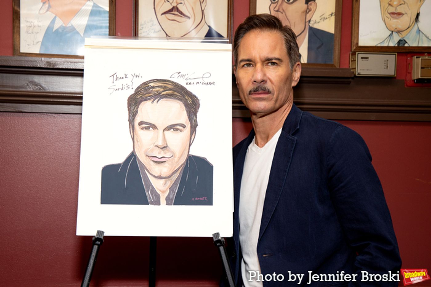 Photos: Eric McCormack Unveils Sardi's Caricature  Image