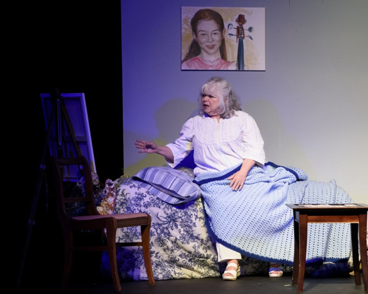 ?Where am I? Who am I?? Suzanna at night. Maureen Card (Suzanna).   (photo by Kenneth Card) at Photos: First Look At A GOOD DAY, A New Musical Playing At The Shawnee Playhouse