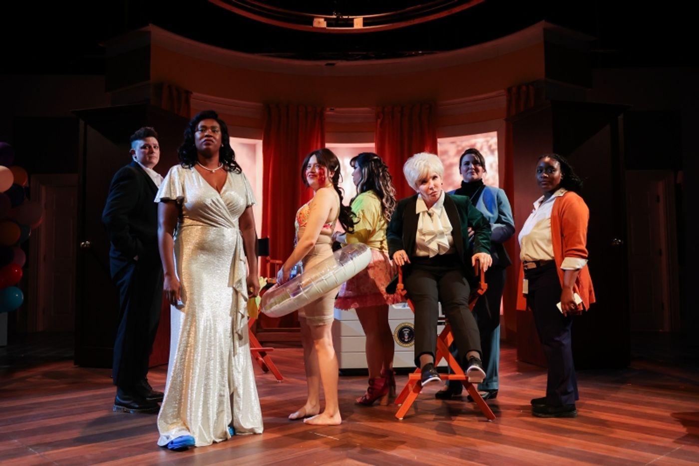 Review: Feminist Farce 'POTUS: OR, BEHIND EVERY GREAT DUMBASS ARE SEVEN WOMEN TRYING TO KEEP HIM ALIVE' is a Joyful Rollercoaster of Hilarity While Asking Real Questions  Image