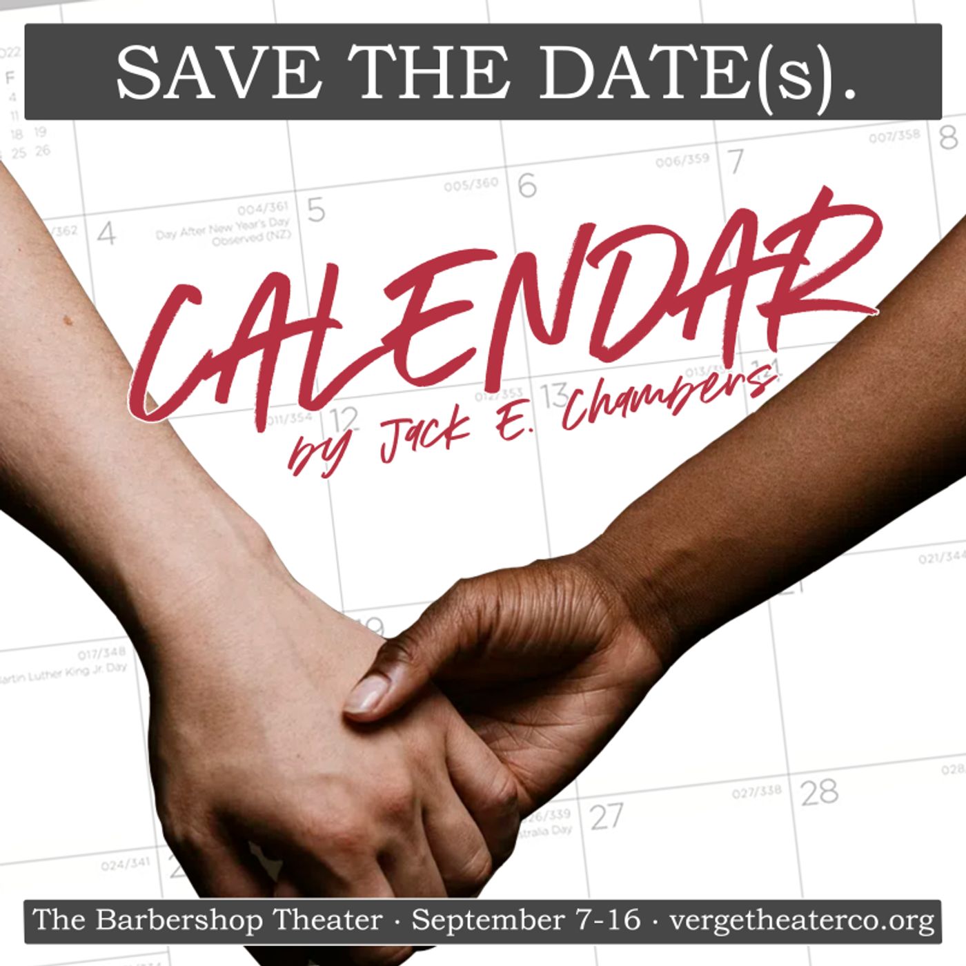 'Charming and Incisive, if Somewhat Predictable' CALENDAR Marks Playwriting Debut of Jack E. Chambers  Image