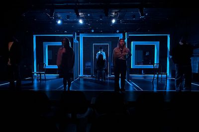 Nicholas Matos, Mia Topalian, Catherine Quirico, David Fine, Ruby Griffin, Sammy Dell Photo