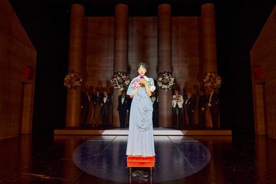 Patsy Ferran (Eliza Doolittle) & Company Photo