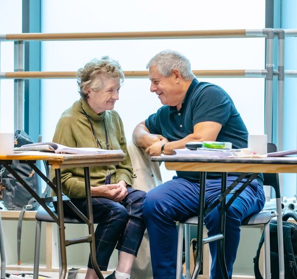 Cameron Mackintosh and Julia McKenzie  Photo
