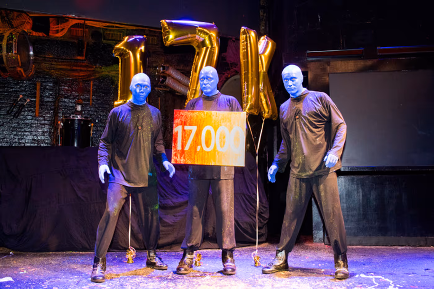 Photos: BLUE MAN GROUP Celebrates 17,000 Performances in New York City  Image