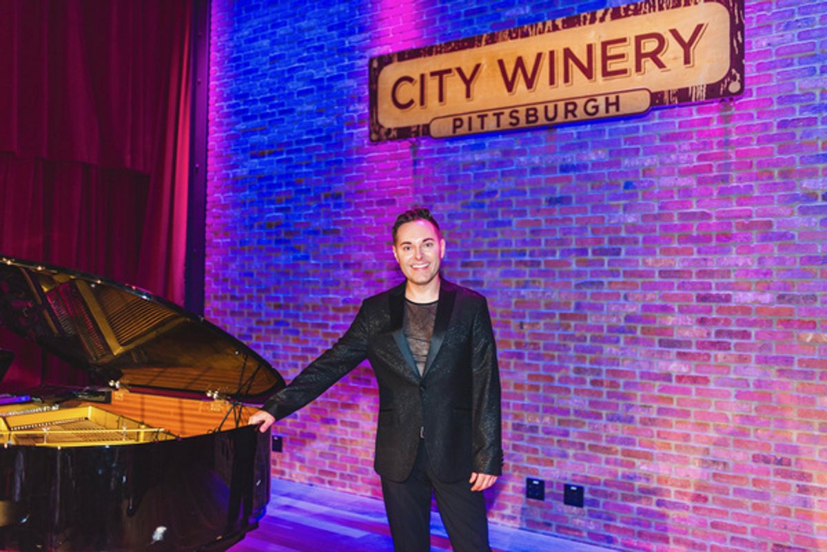 Travis Moser stepping on the City Winery stage to perform his solo show, Someday Soon: The Songs of Judy Collins.  at 