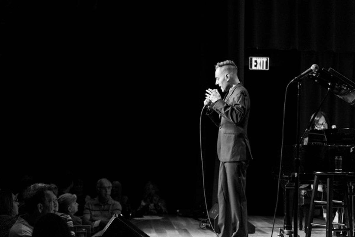 Travis Moser performing Both Sides Now with Drew Wutke. at 