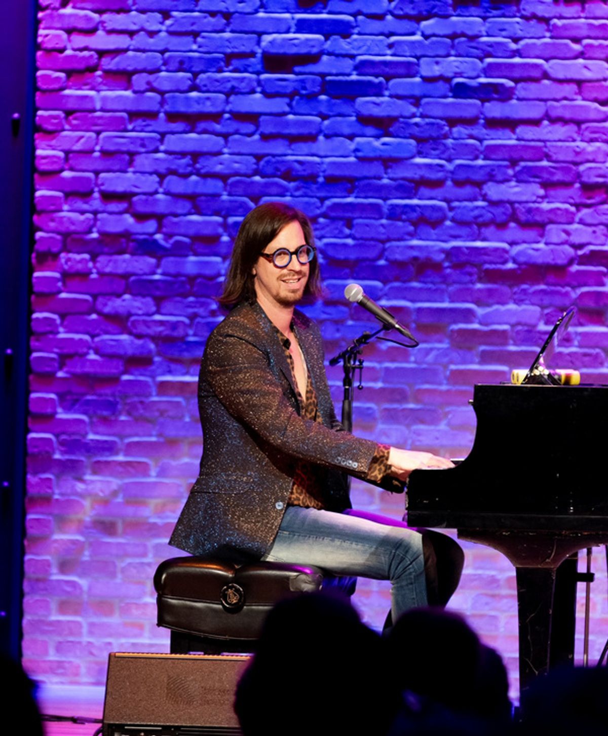 Musical Director/pianist, Drew Wutke during the show.  at 