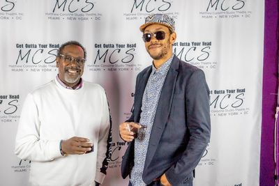 Cedric Hill and guest. Photo