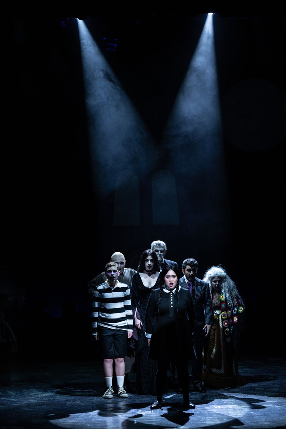 Courtney San Pedro, with Elliot Mayeda, Josh Frink, Kaity Pashetto, Kent Joseph, Enzo Donoso, and Jenny Rudnick at 