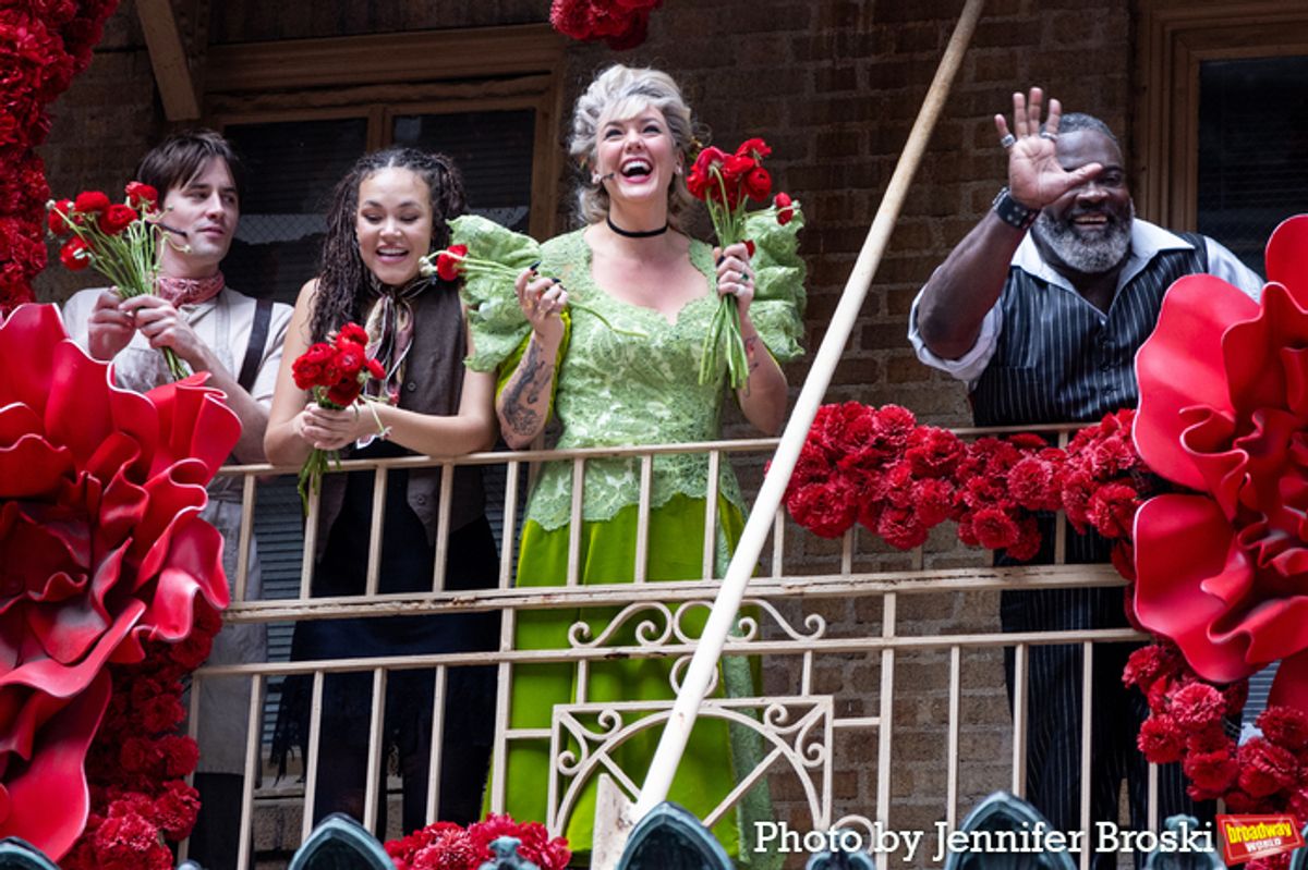 Reeve Carney, Solea Pfeiffer, Betty Who, Phillip Boykin at 