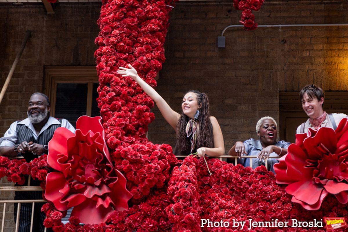 Phillip Boykin, Solea Pfeiffer, Lillias White, Reeve Carney at 