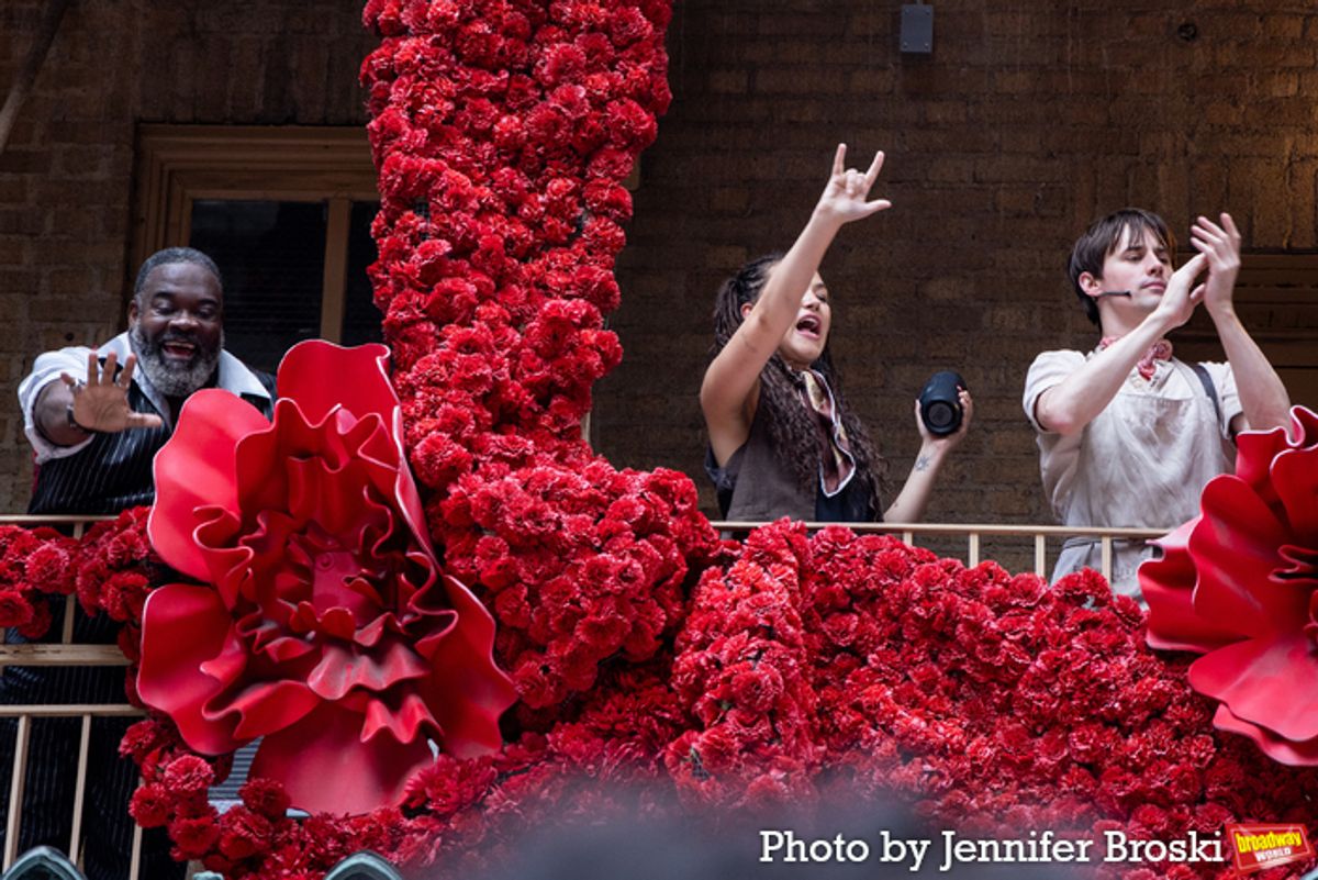 Phillip Boykin, Solea Pfeiffer, Reeve Carney at 