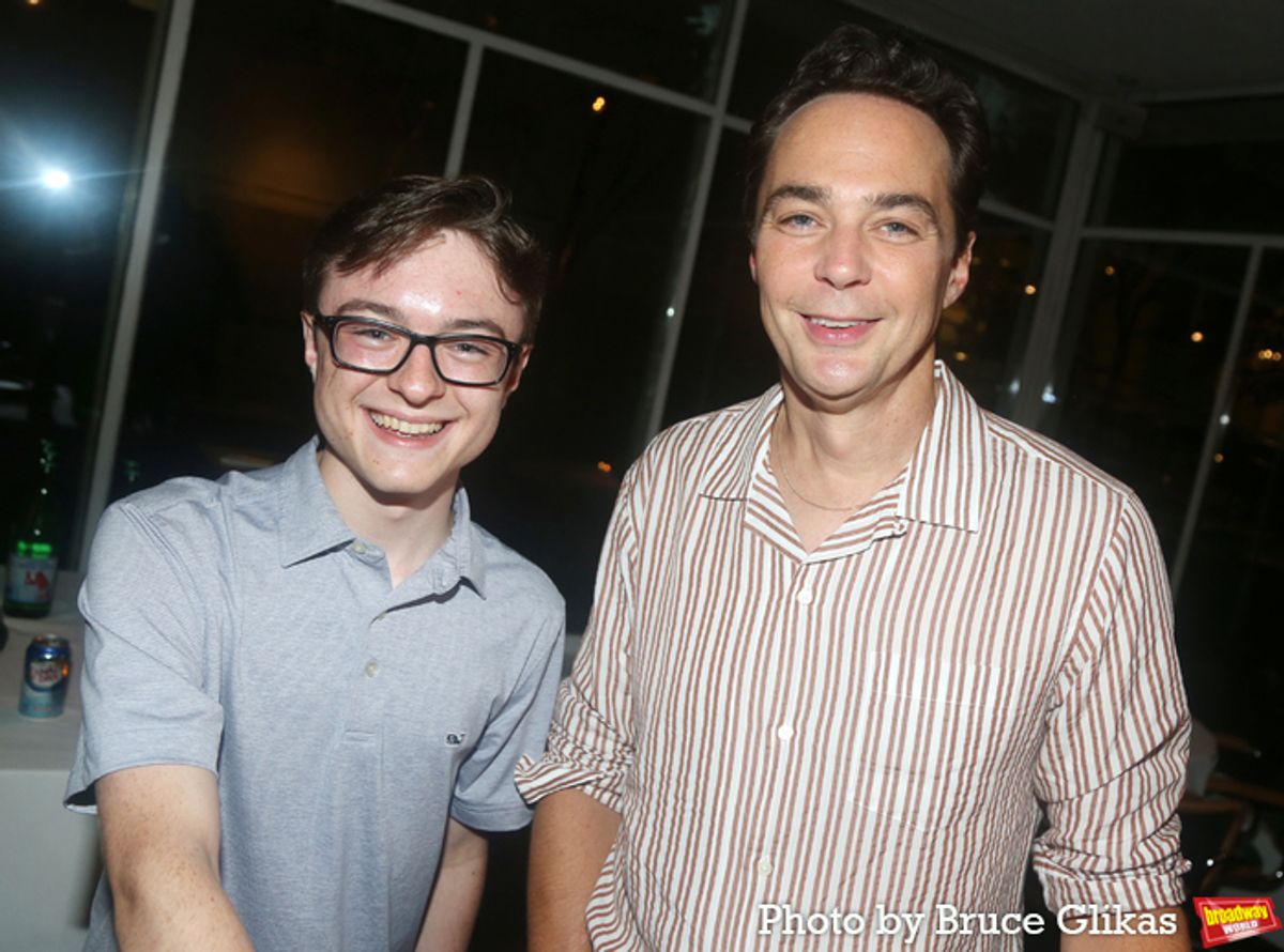 Michael Bruski and Jim Parsons at 