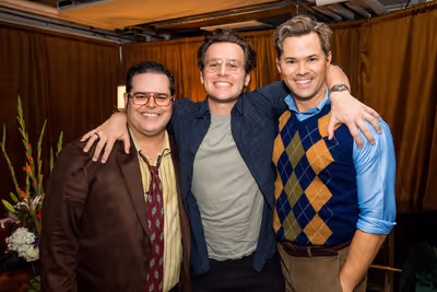Josh Gad, Jonathan Groff, Andrew Rannells Photo