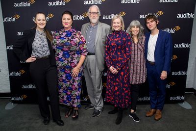 Anne E. Thompson, Kirsten Fitzgerald, director Robert Falls, Mary Beth Fisher, playwr Photo