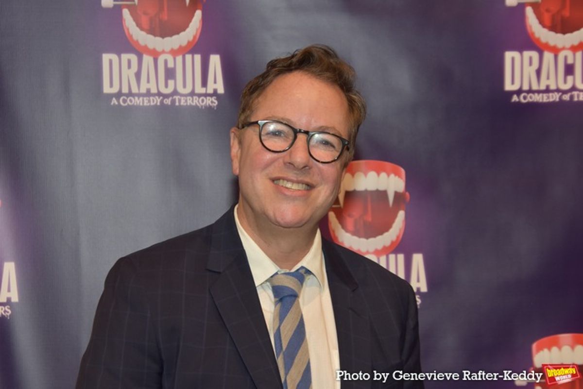 Gordon Greenberg (Co-Author and Director) at Photos: On the Red Carpet at Opening Night of DRACULA, A COMEDY OF TERRORS